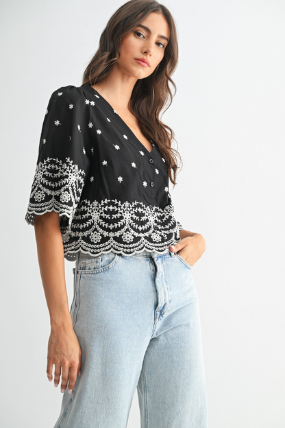 Dara Embroidered Blouse