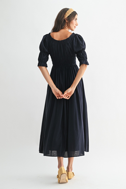 Cami Smocked Midi Dress
