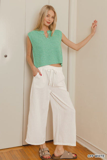 White Linen Pants