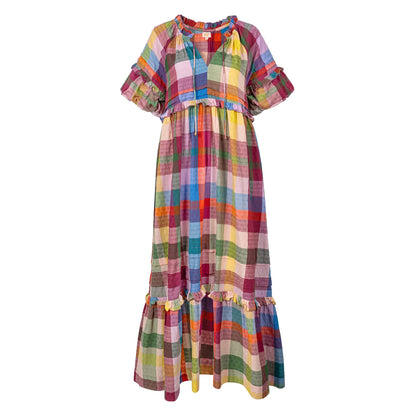 Harbor Plaid Charlotte Dress