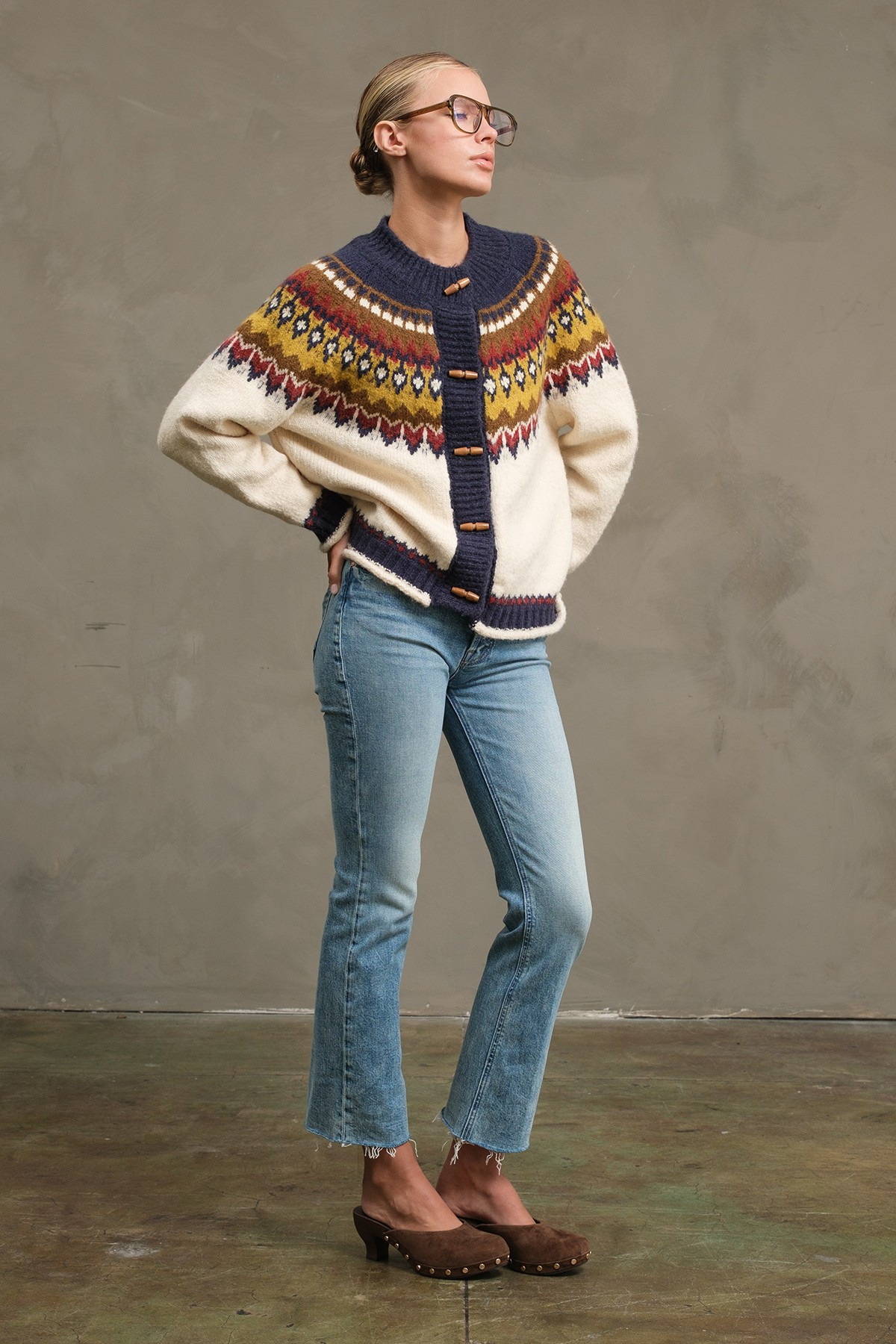 Nordic Pattern Cardigan