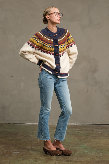 Nordic Pattern Cardigan