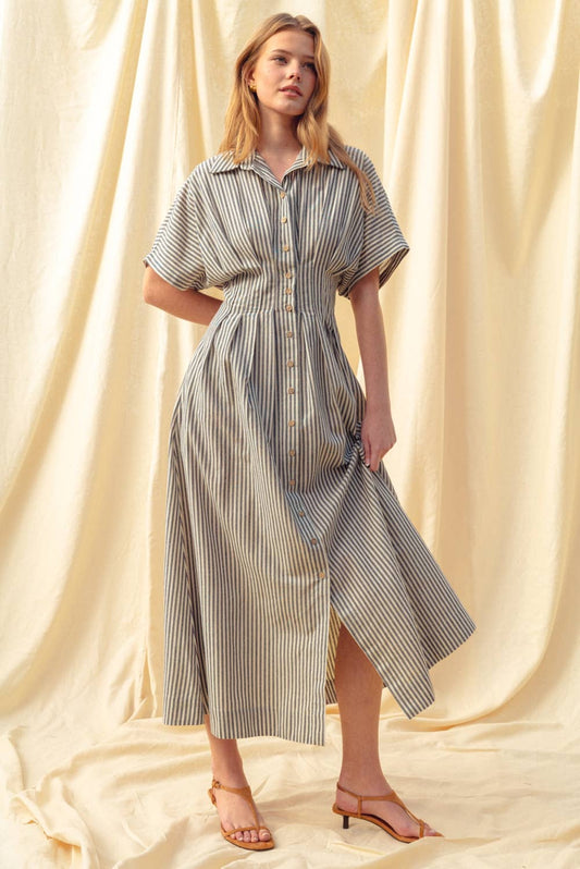 Sail Away Shirt Dress