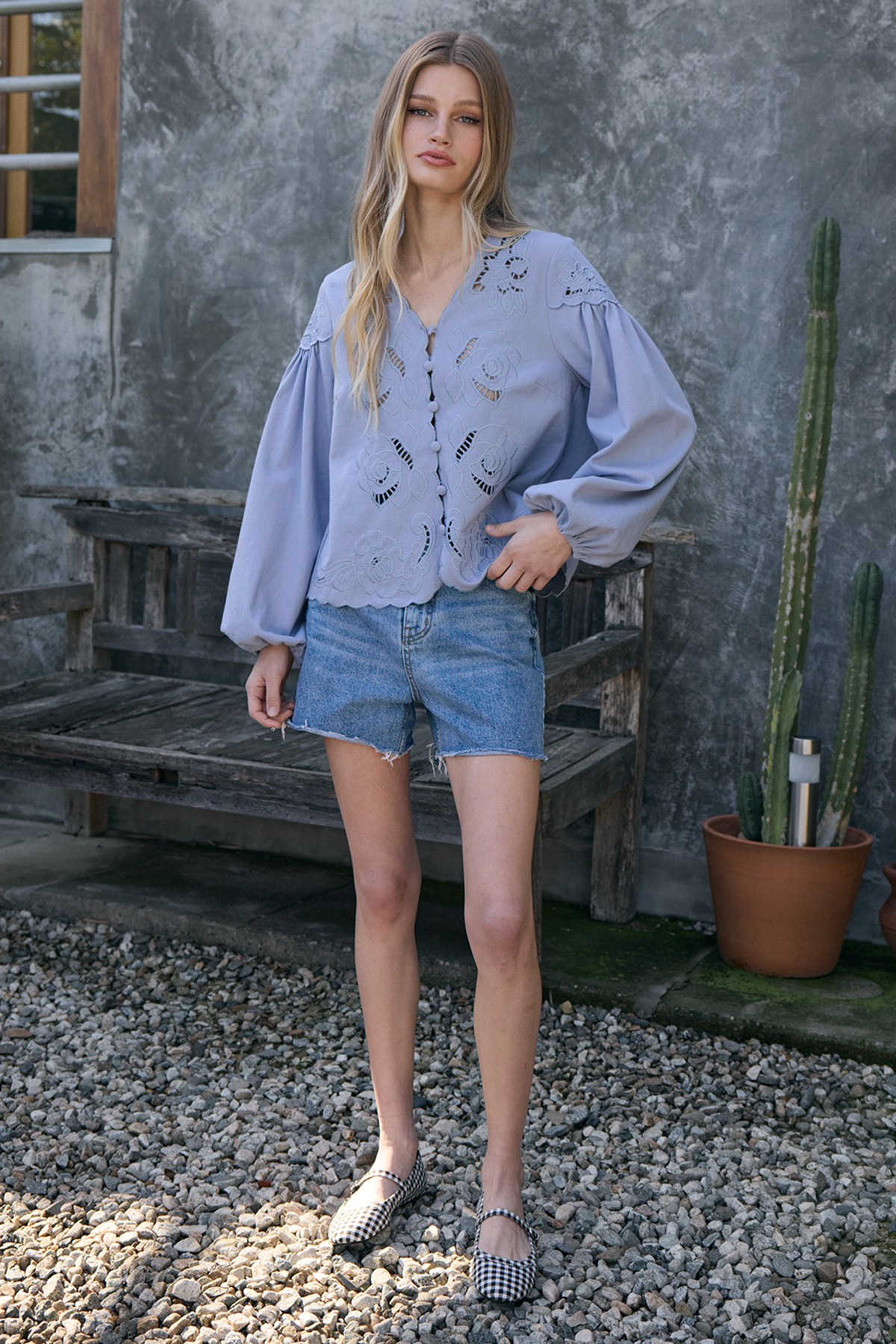 The Bluebell Lace Blouse