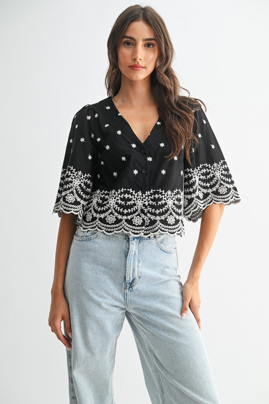 Dara Embroidered Blouse