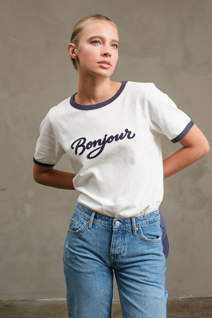 Bonjour Ringer Tee