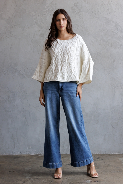 Carlie Knit Cropped Sweater