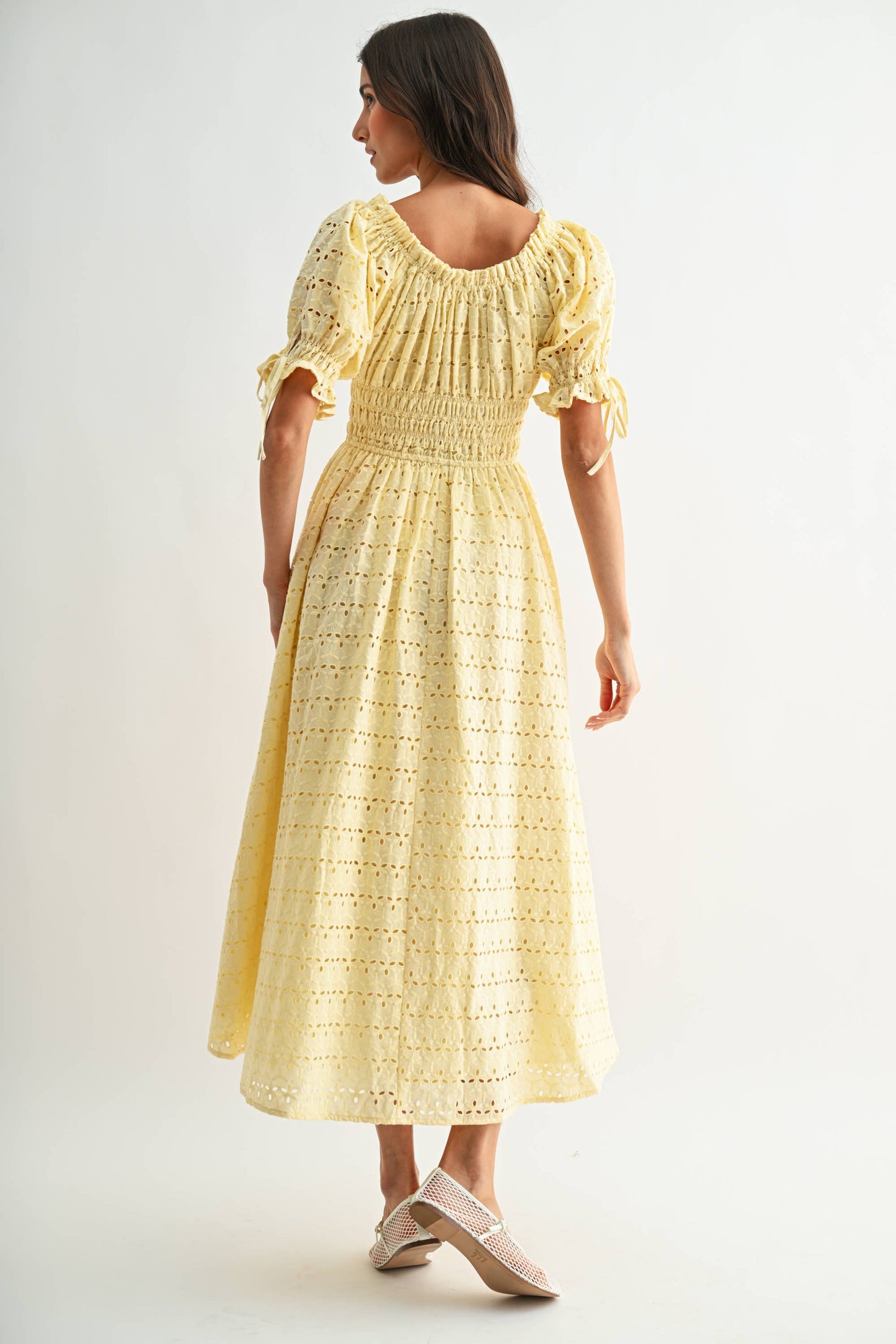 The Elaina Eyelet Maxi