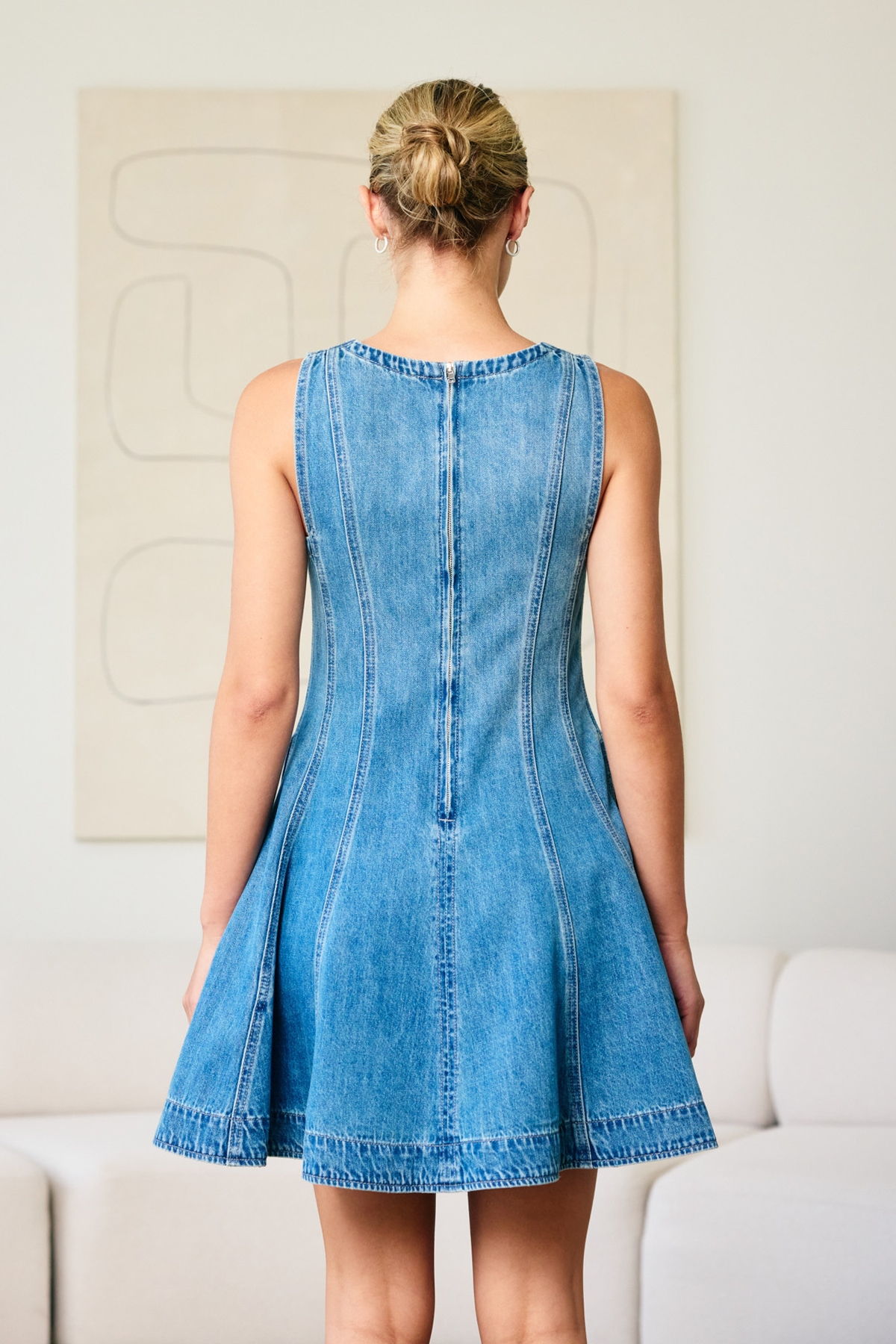 Loretta Denim Mini Dress