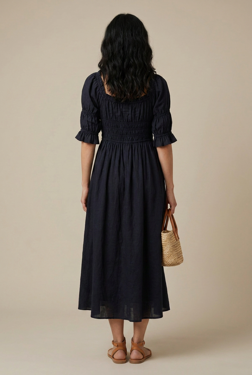 Cami Smocked Midi Dress