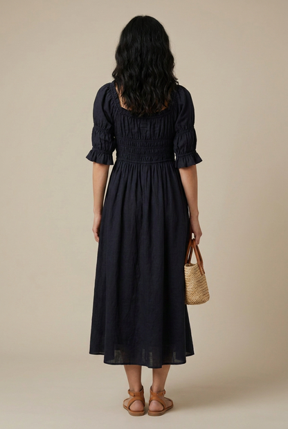 Cami Smocked Midi Dress