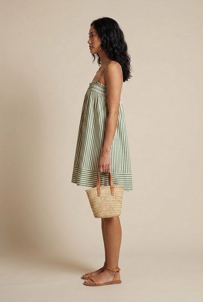 Stripe Babydoll Dress