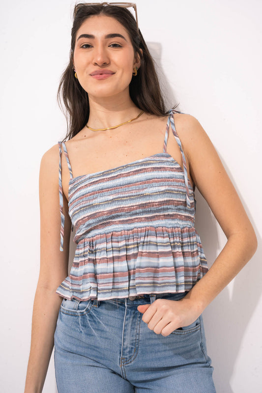 Sea Days Cropped Top