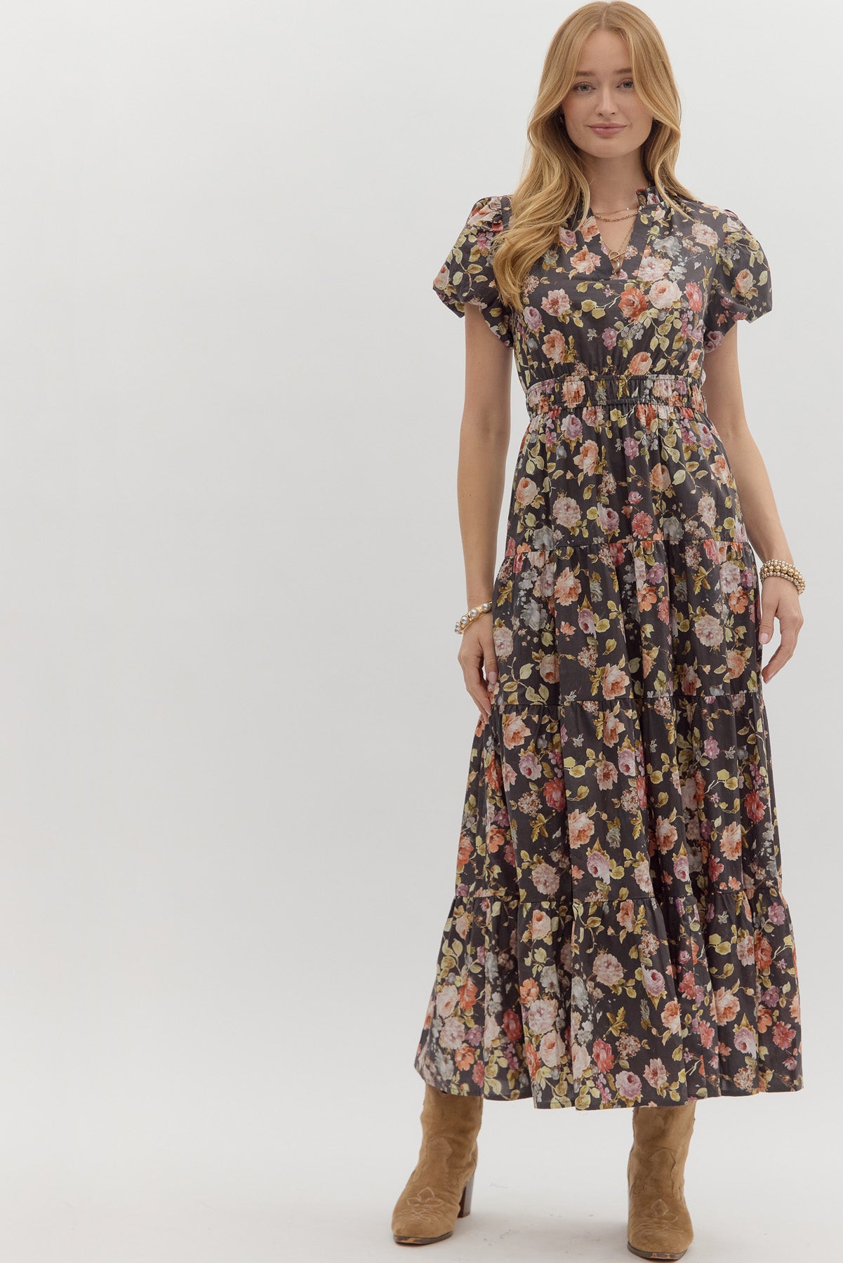 Marceline Floral Midi Dress