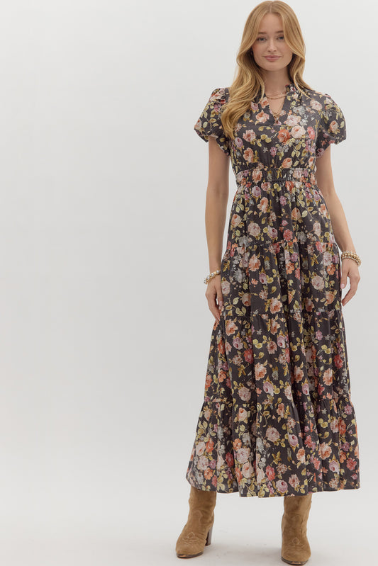 Marceline Floral Midi Dress