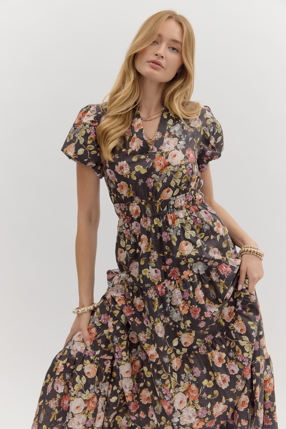 Marceline Floral Midi Dress