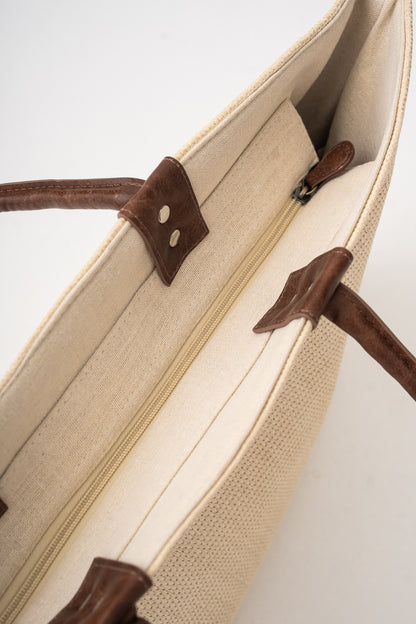 Hazel Straw Tote