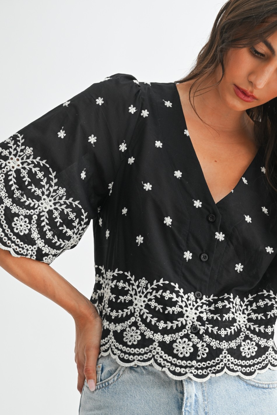 Dara Embroidered Blouse