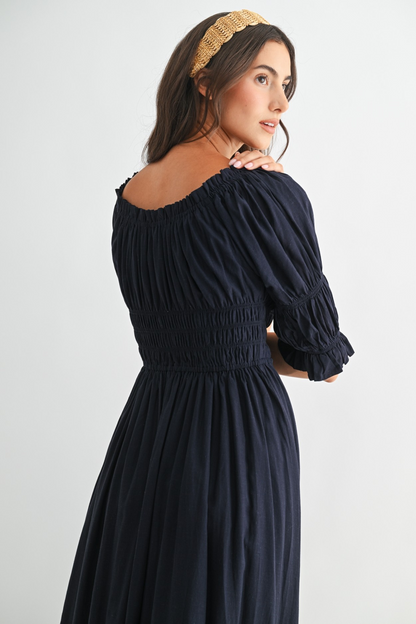 Cami Smocked Midi Dress
