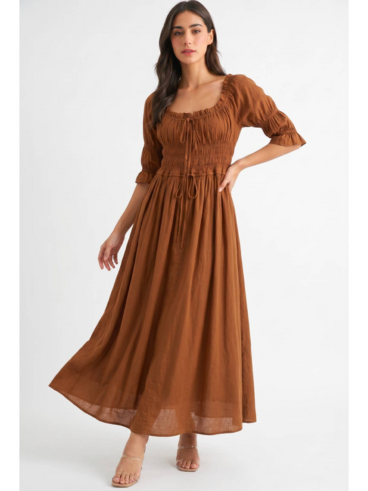 Cami Smocked Midi Dress