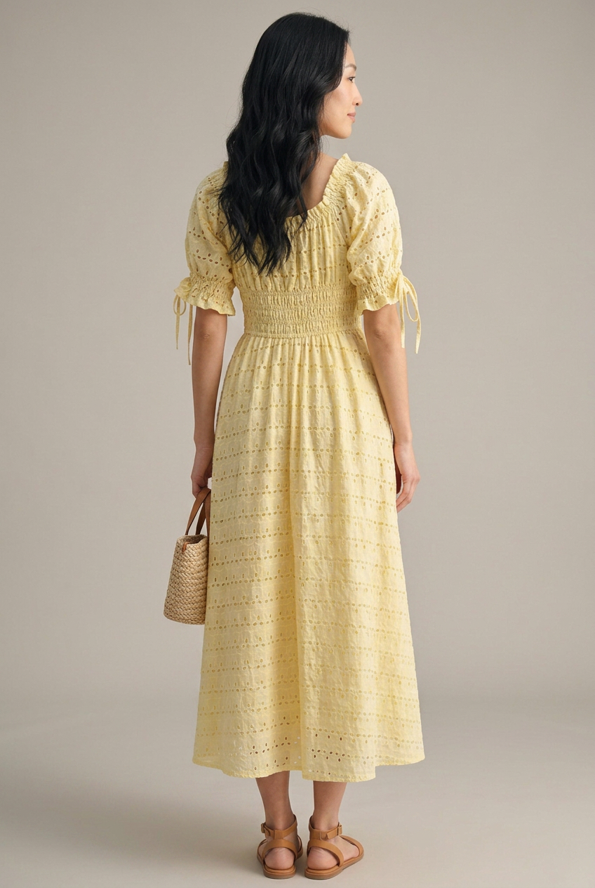 The Elaina Eyelet Maxi
