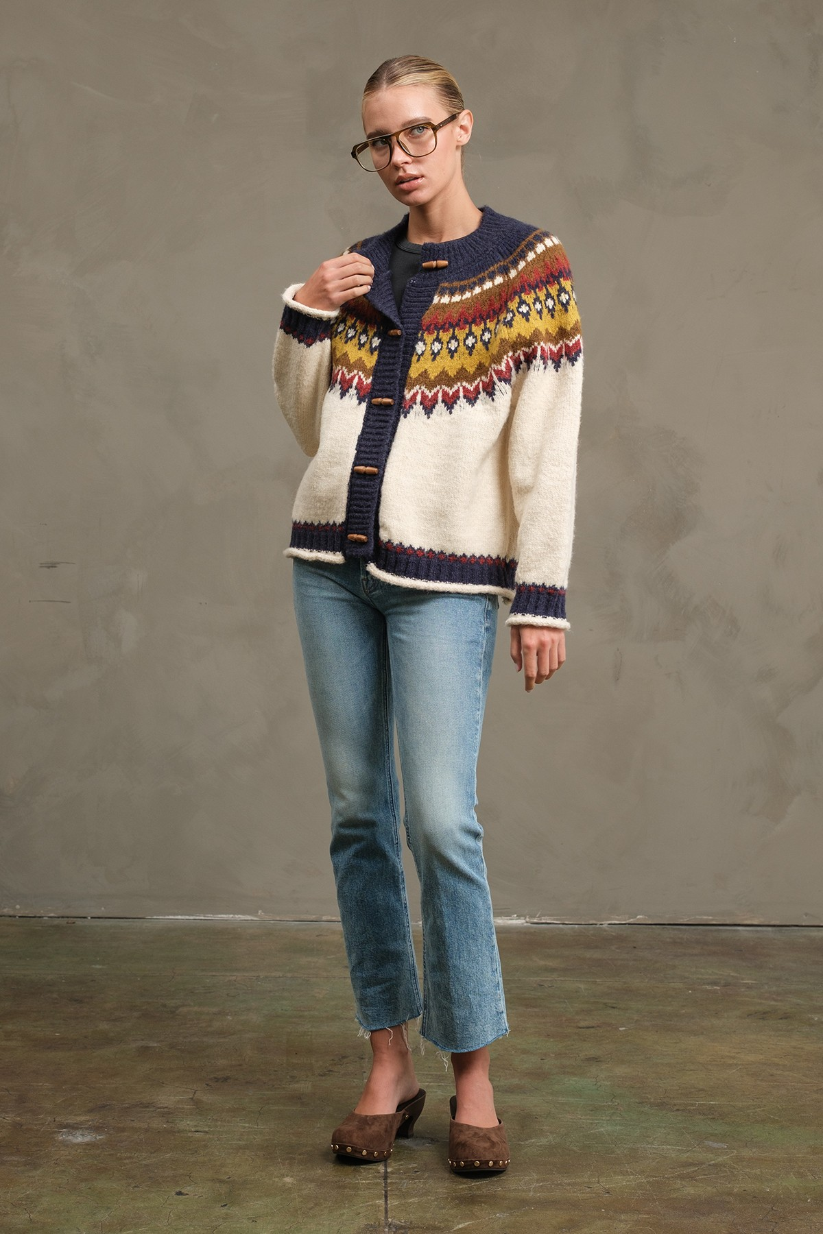 Nordic Pattern Cardigan