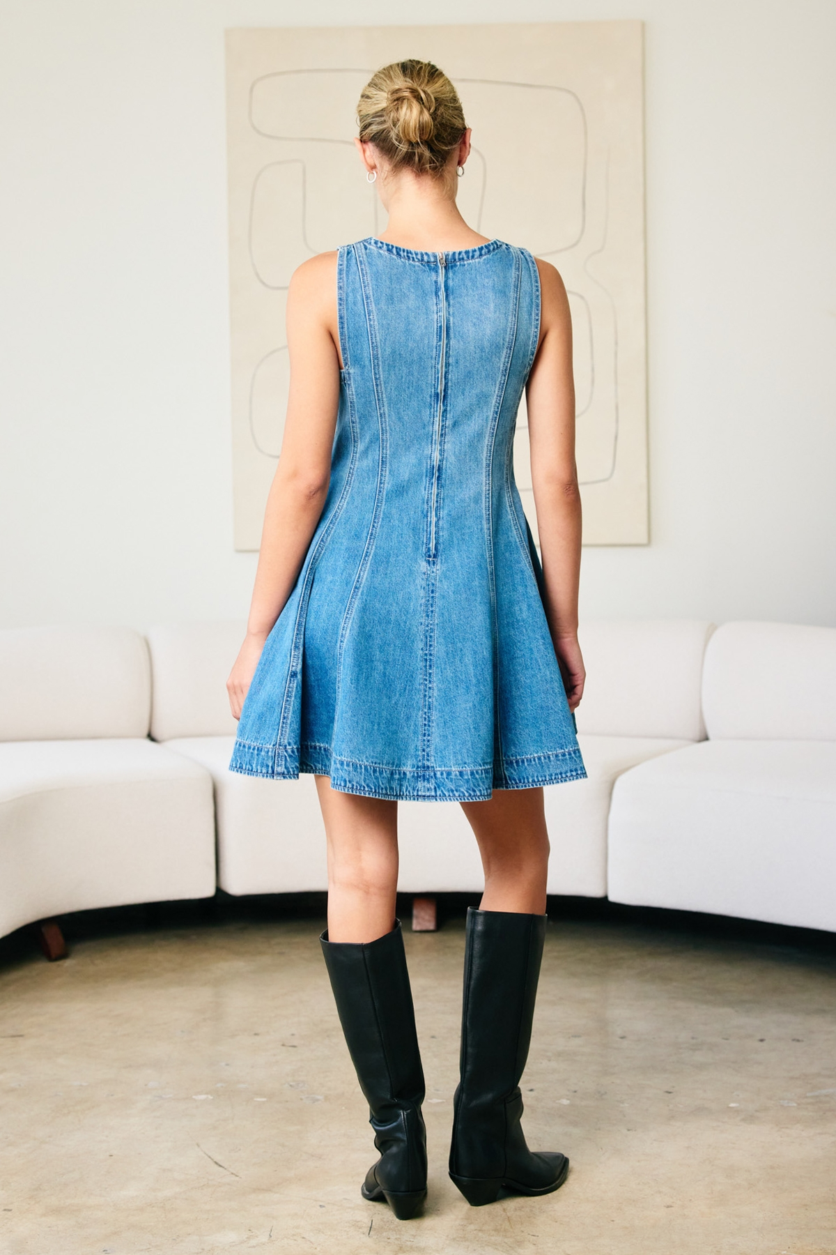 Loretta Denim Mini Dress