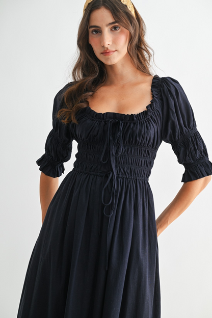 Cami Smocked Midi Dress