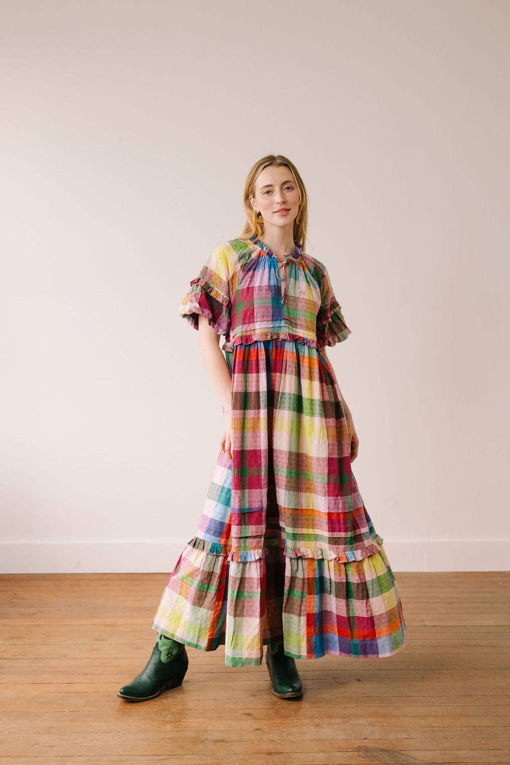 Harbor Plaid Charlotte Dress