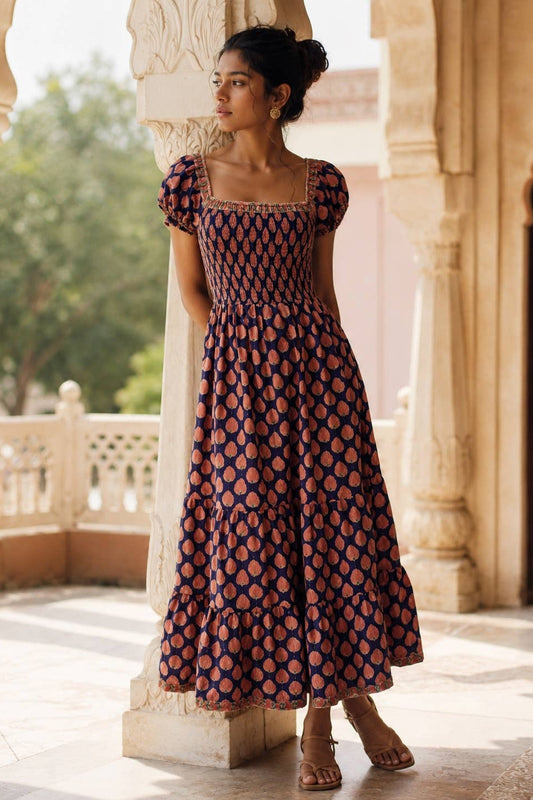 Paloma Block Printed Smock Dress