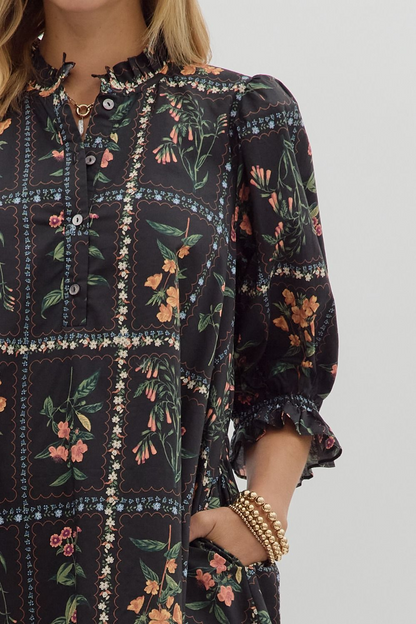 Camille Floral Mini Dress