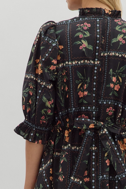 Camille Floral Mini Dress