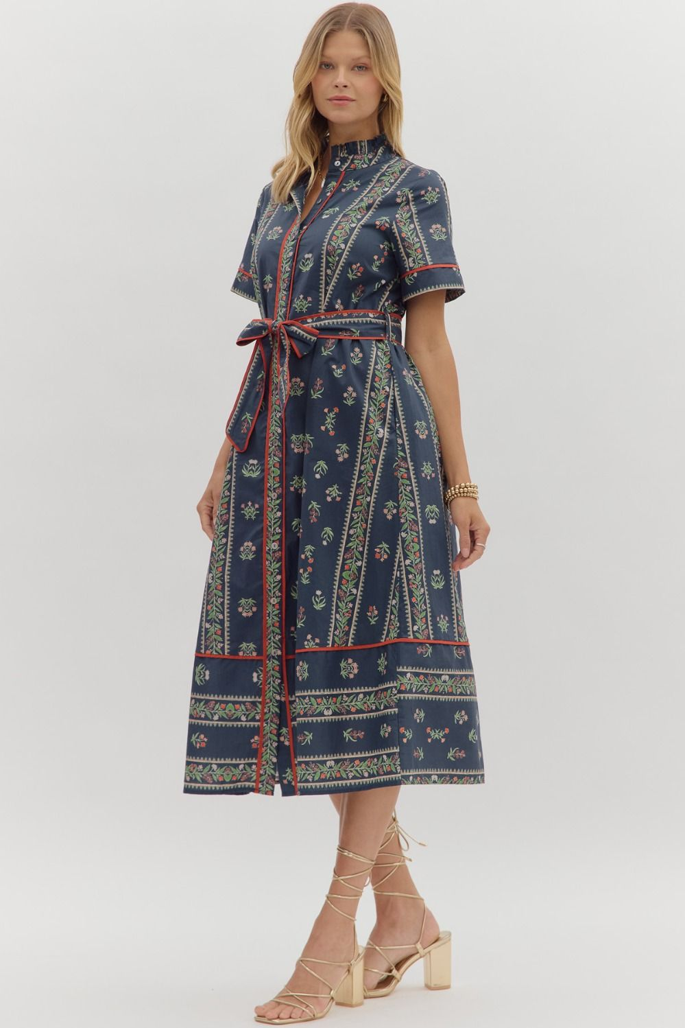 Leonora Floral Midi Dress