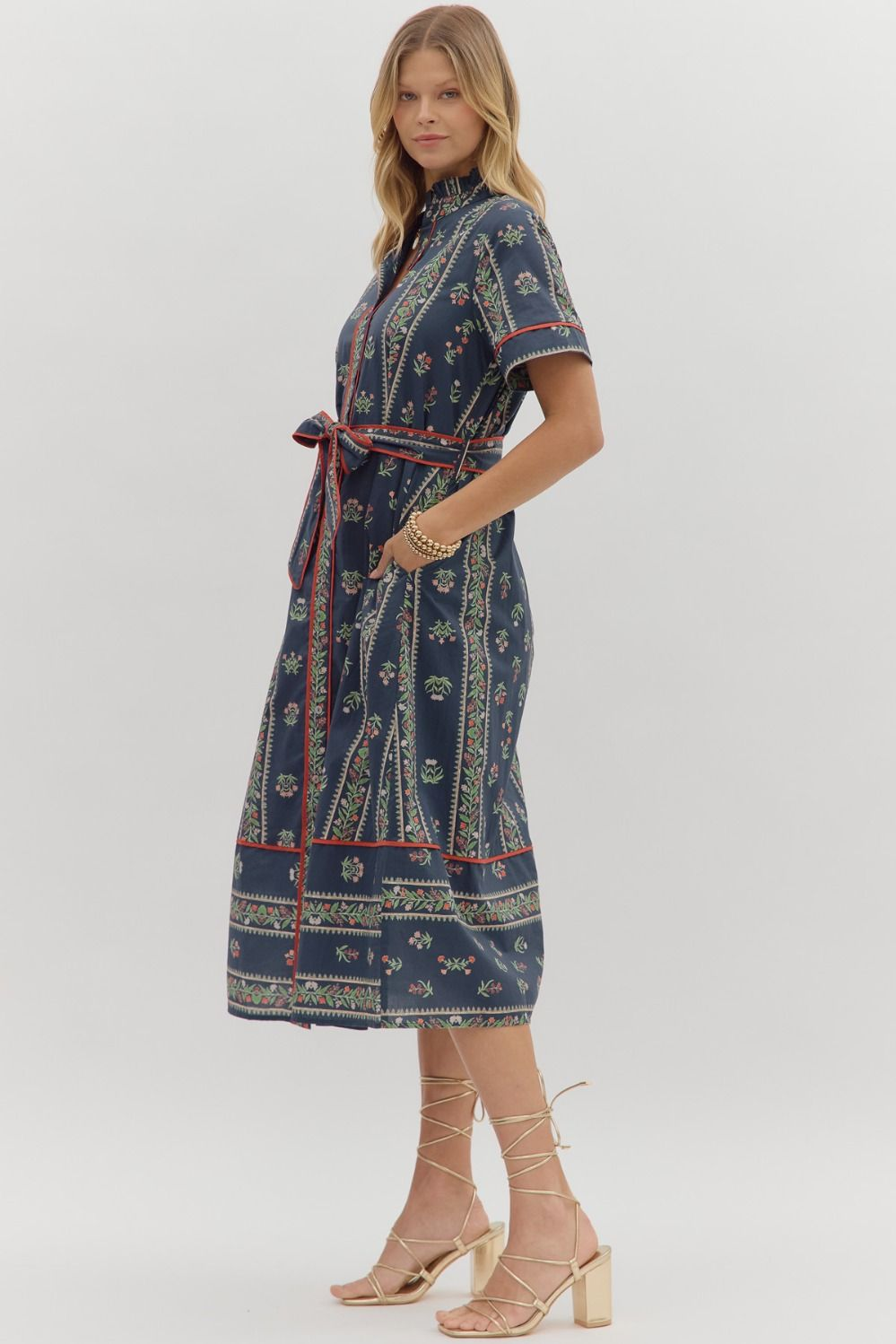 Leonora Floral Midi Dress