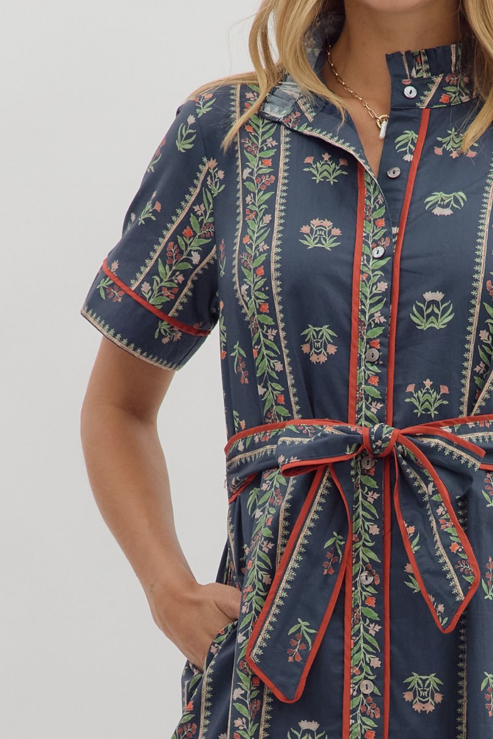 Leonora Floral Midi Dress