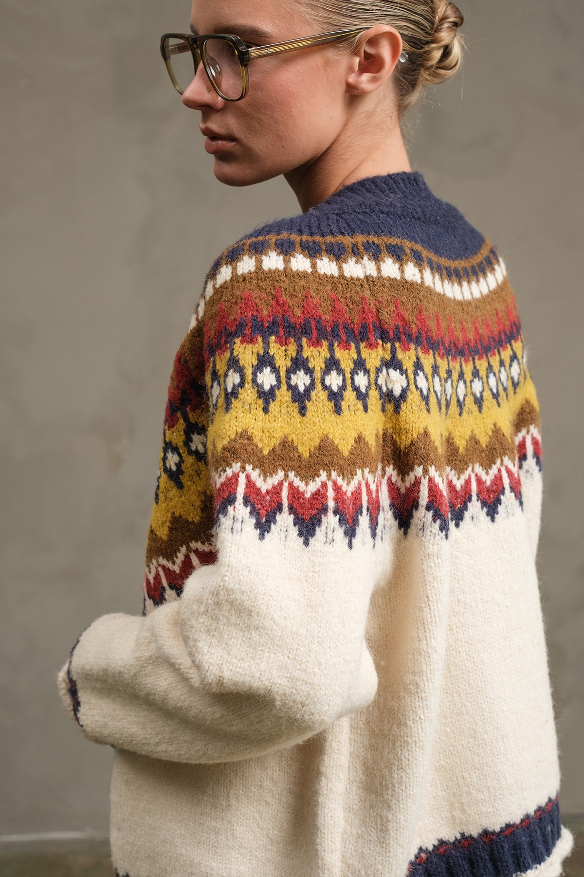 Nordic Pattern Cardigan