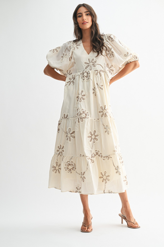 Evangeline Floral Maxi Dress