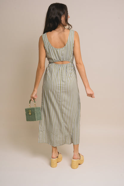 Mila Linen Midi Dress