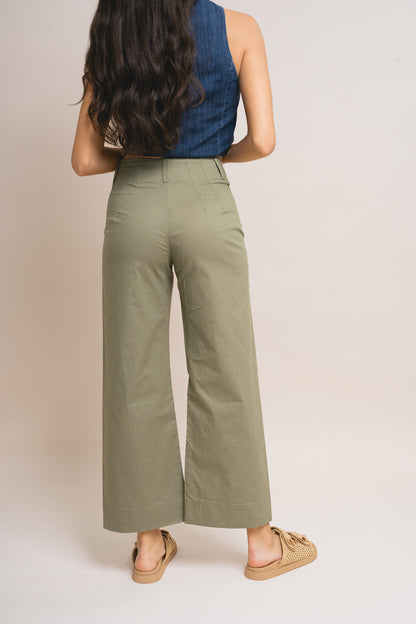 Brooklyn Ankle Wide Leg Pants