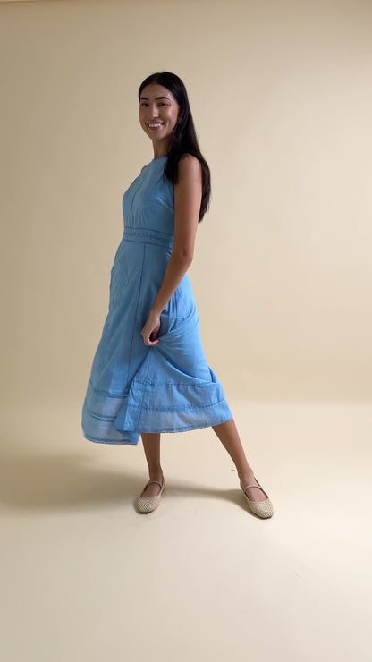 Adelaide Embroidered Midi Dress