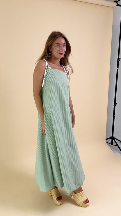 Callie Stiped Maxi Dress