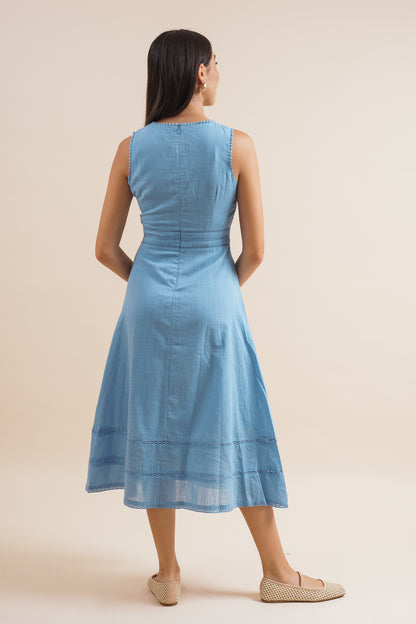 Adelaide Embroidered Midi Dress