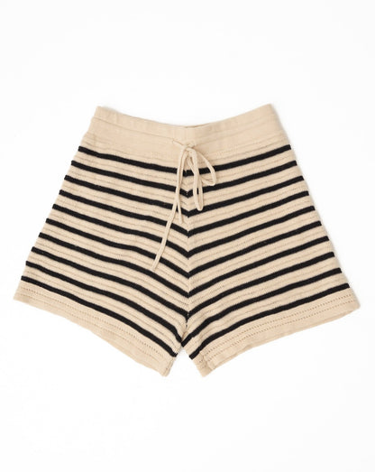 Villa Striped Knit Shorts