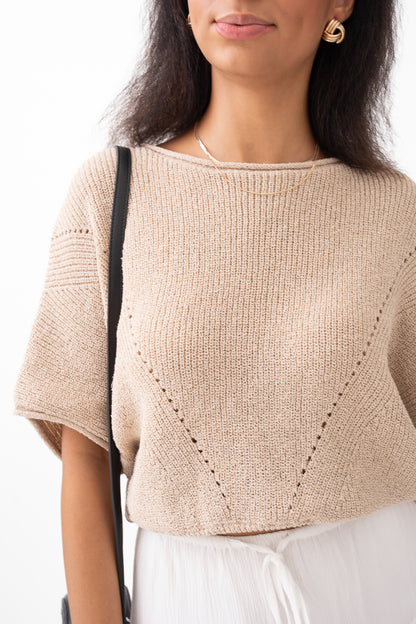 Knit Dolman Sleeve Top