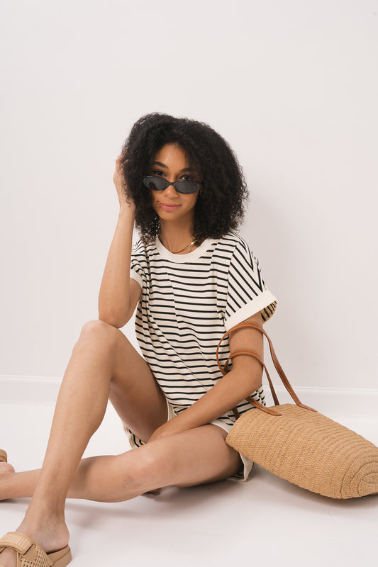 Summer Striped Loungewear Set