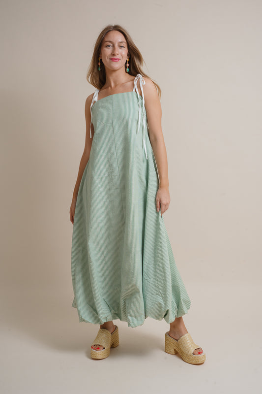 Callie Stiped Maxi Dresss