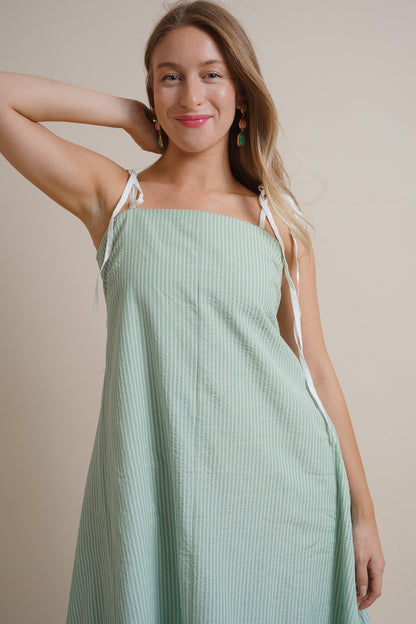 Callie Stiped Maxi Dress