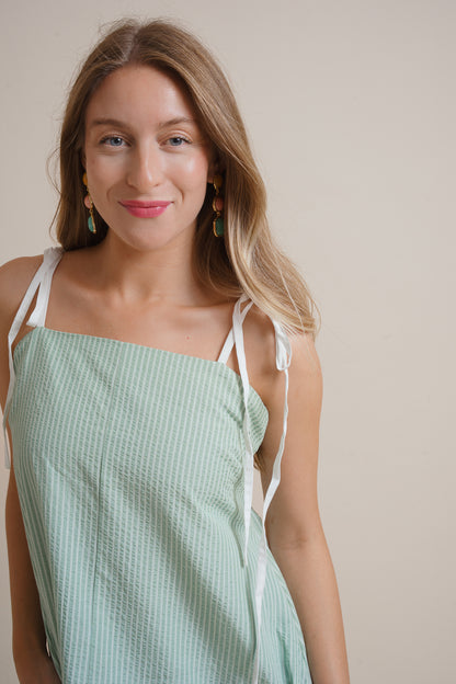 Callie Stiped Maxi Dress