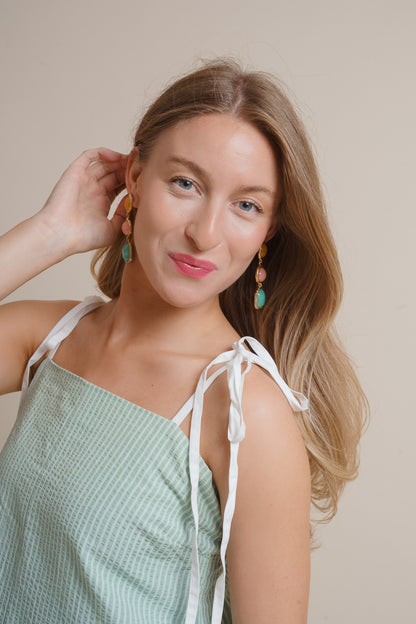Callie Stiped Maxi Dress