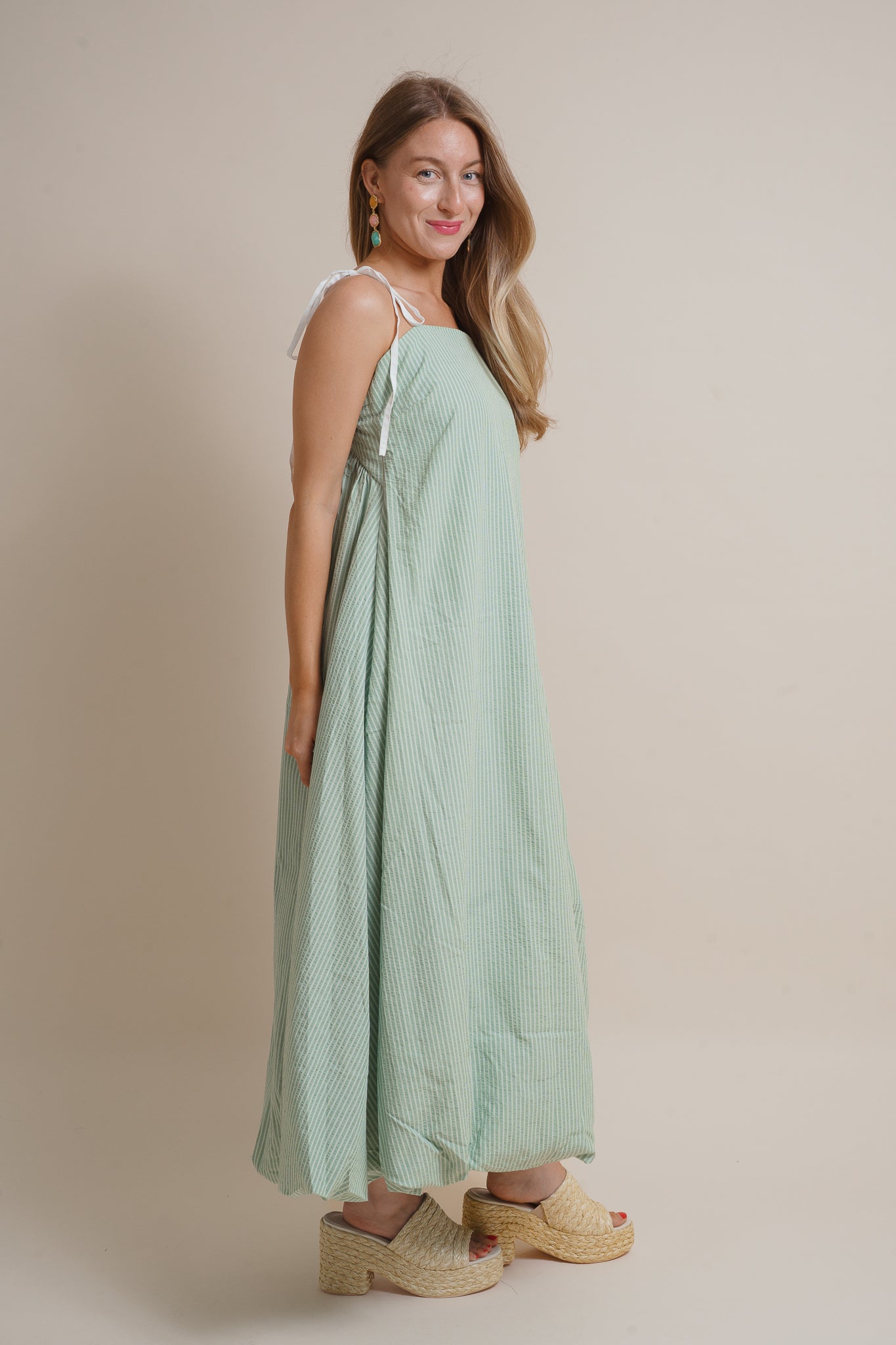 Callie Stiped Maxi Dress
